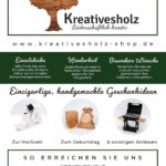 Kreatives Holz Flyer